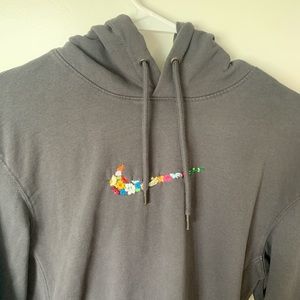 embroidered nike hoodie